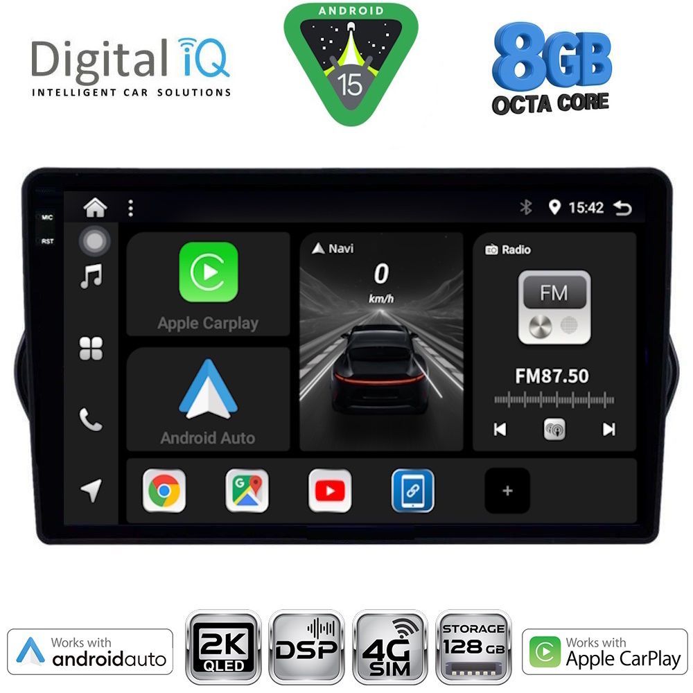 DIGITAL IQ BXF 11148_CPAA (9inc) MULTIMEDIA TABLET for FIAT TIPO mod. 2015-2023 - DIGITAL IQ BXF 11148_CPAA