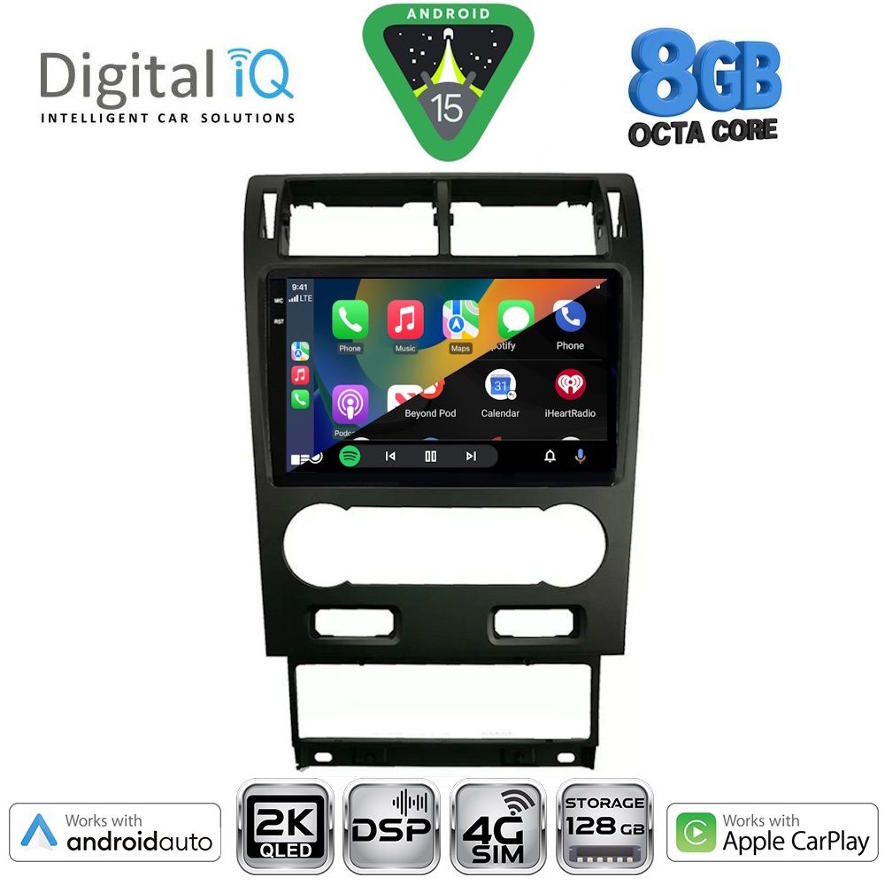 DIGITAL IQ BXF 11161A_CPAA (9inc) MULTIMEDIA TABLET for FORD MONDEO mod. 2003-2006 - DIGITAL IQ BXF 11161A_CPAA