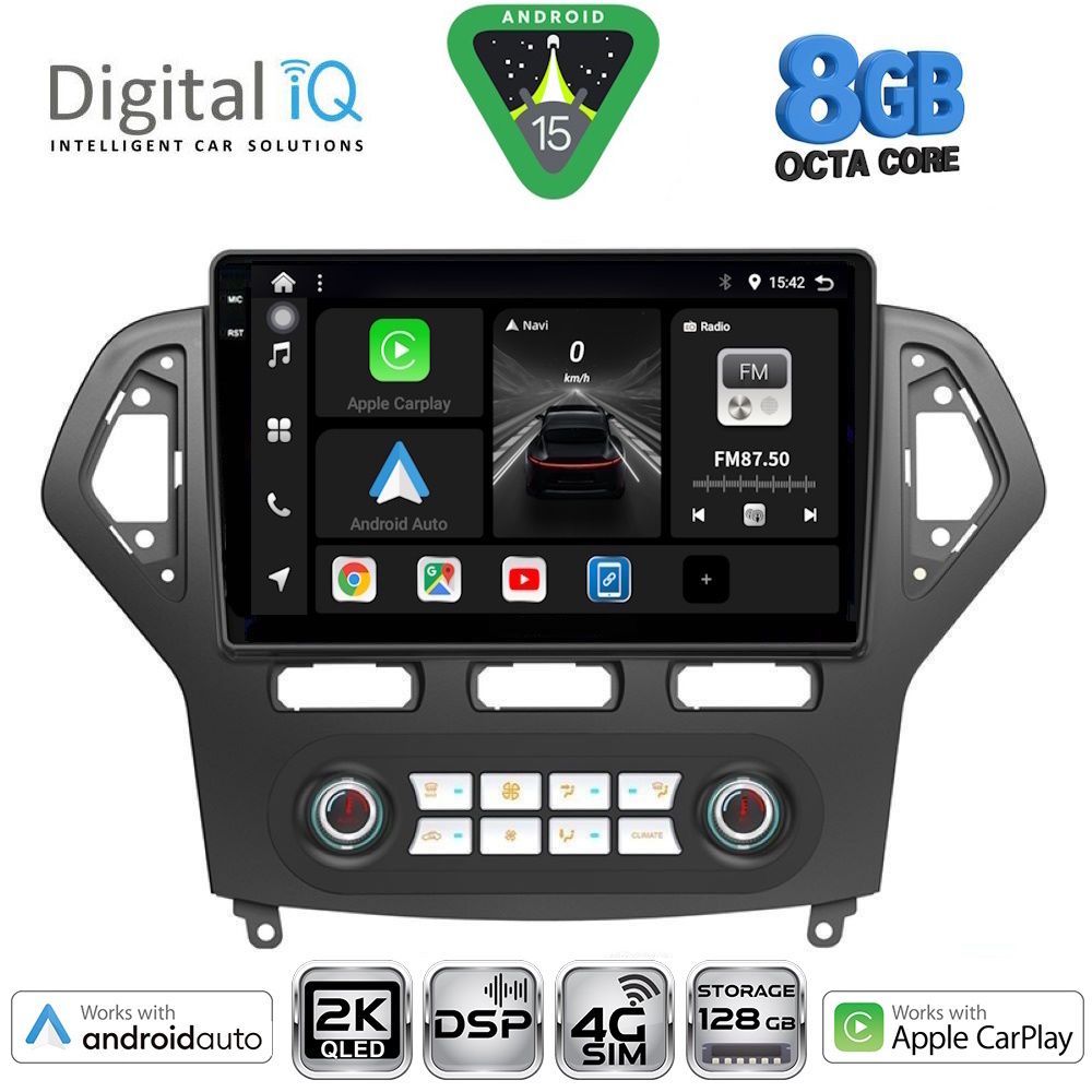 DIGITAL IQ BXF 11162_CPAA CLIMA (10inc) MULTIMEDIA TABLET for FORD MONDEO mod. 2007-2011 - DIGITAL IQ BXF 11162_CPAA CL