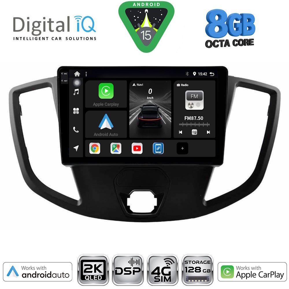 DIGITAL IQ BXF 11179_CPAA  (9inc) MULTIMEDIA TABLET for FORD TRANSIT mod. 2014-2020 - DIGITAL IQ BXF 11179_CPAA