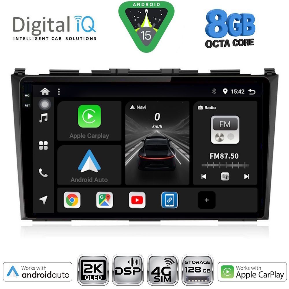 DIGITAL IQ BXF 11197_CPAA (9inc) MULTIMEDIA TABLET for HONDA CRV mod. 2006-2012 - DIGITAL IQ BXF 11197_CPAA