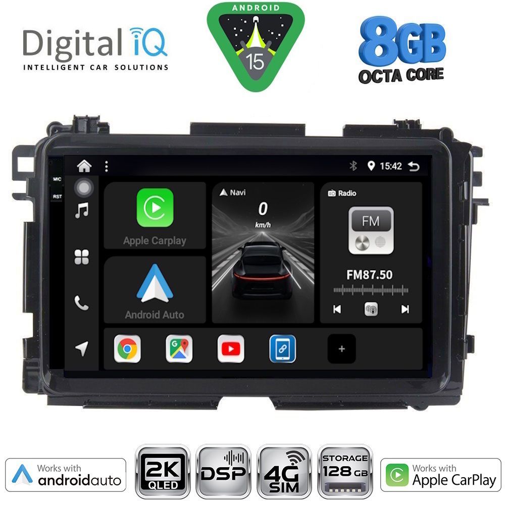 DIGITAL IQ BXF 11201_CPAA (9inc) MULTIMEDIA TABLET for HONDA HRV mod. 2015-2021 - DIGITAL IQ BXF 11201_CPAA