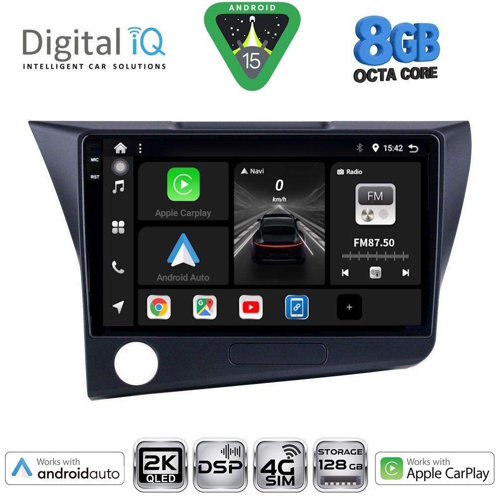 DIGITAL IQ BXF 11203_CPAA (9inc) MULTIMEDIA TABLET for HONDA CRZ mod. 2010-2016 - DIGITAL IQ BXF 11203_CPAA