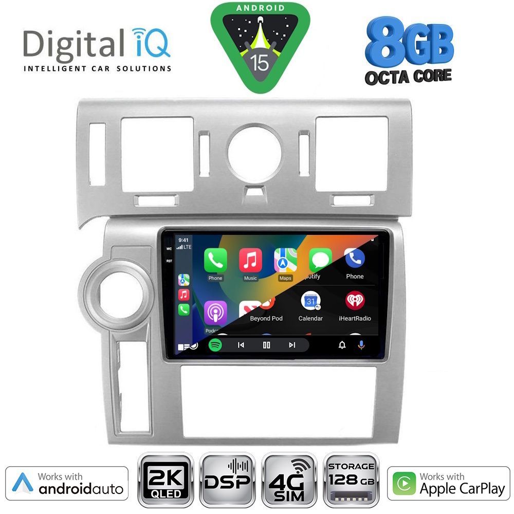 DIGITAL IQ BXF 11216_CPAA (9inc) MULTIMEDIA TABLET for HUMMER H2 mod. 2008-2009 - DIGITAL IQ BXF 11216_CPAA