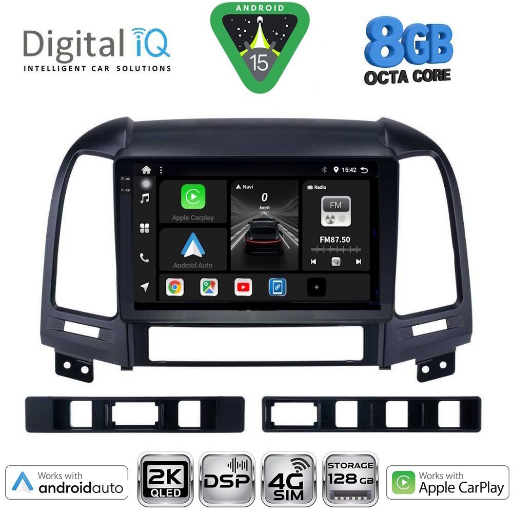 DIGITAL IQ BXF 11239_CPAA (9inc) MULTIMEDIA TABLET for HYUNDAI SANTA FE  mod. 2005-2013 - DIGITAL IQ BXF 11239_CPAA