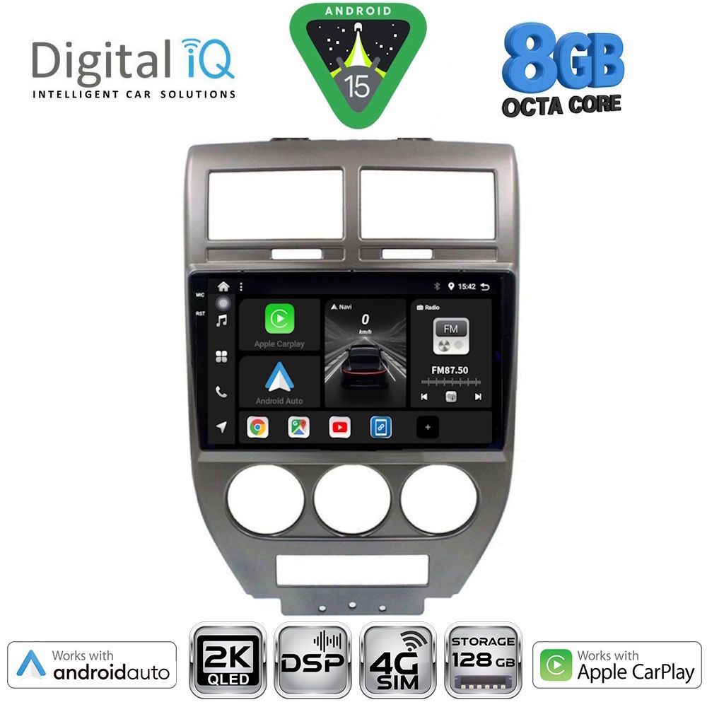 DIGITAL IQ BXF 11276_CPAA (10inc) MULTIMEDIA TABLET for JEEP COMPASS - PATRIOT mod. 2007-2016 - DIGITAL IQ BXF 11276_CPAA