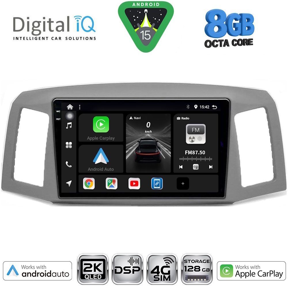 DIGITAL IQ BXF 11281_CPAA (10inc) MULTIMEDIA TABLET for JEEP GRAND CHEROKEE mod. 2005-2007 - DIGITAL IQ BXF 11281_CPAA