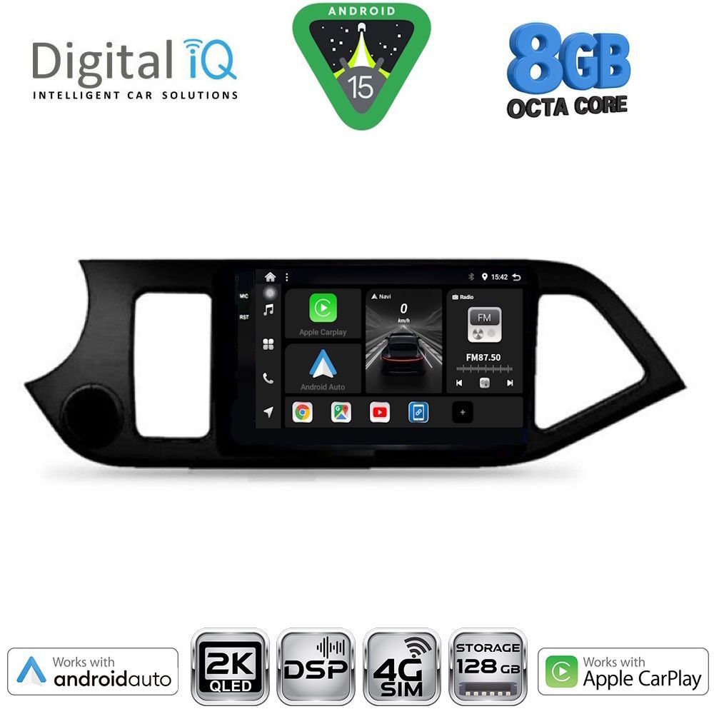 DIGITAL IQ BXF 11308_CPAA (9inc) MULTIMEDIA TABLET for KIA PICANTO mod. 2011-2017 - DIGITAL IQ BXF 11308_CPAA