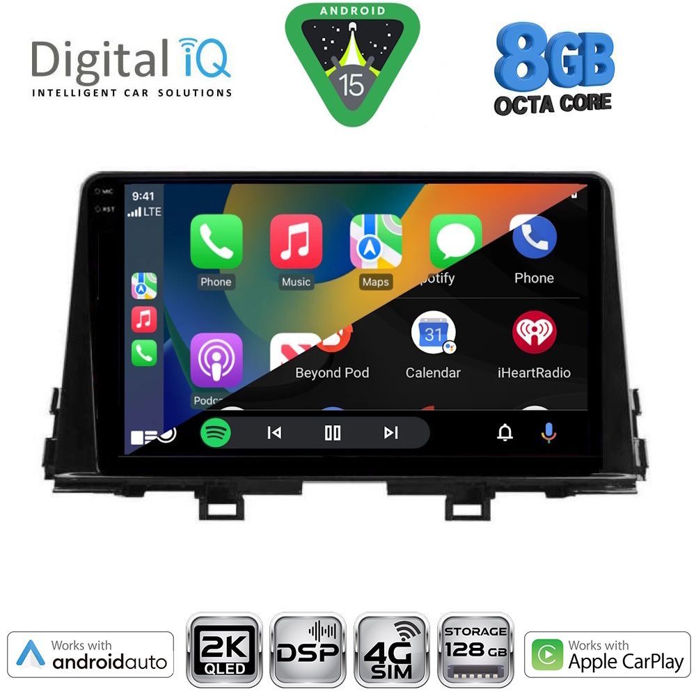 DIGITAL IQ BXF 11310_CPAA (9inc) MULTIMEDIA TABLET for KIA PICANTO mod. 2021-2026