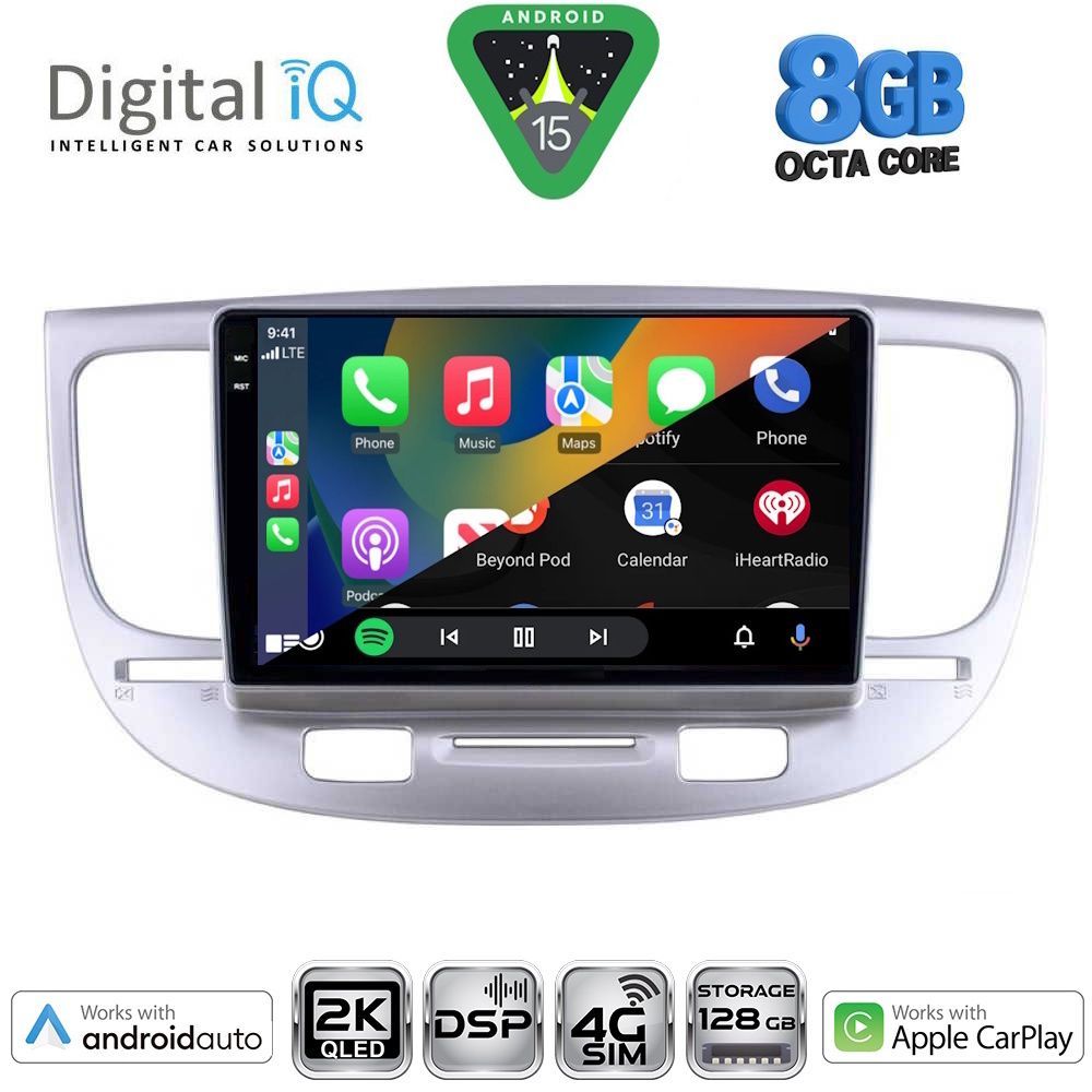 DIGITAL IQ BXF 11313_CPAA (9inc) MULTIMEDIA TABLET for KIA RIO mod. 2005-2011 - DIGITAL IQ BXF 11313_CPAA