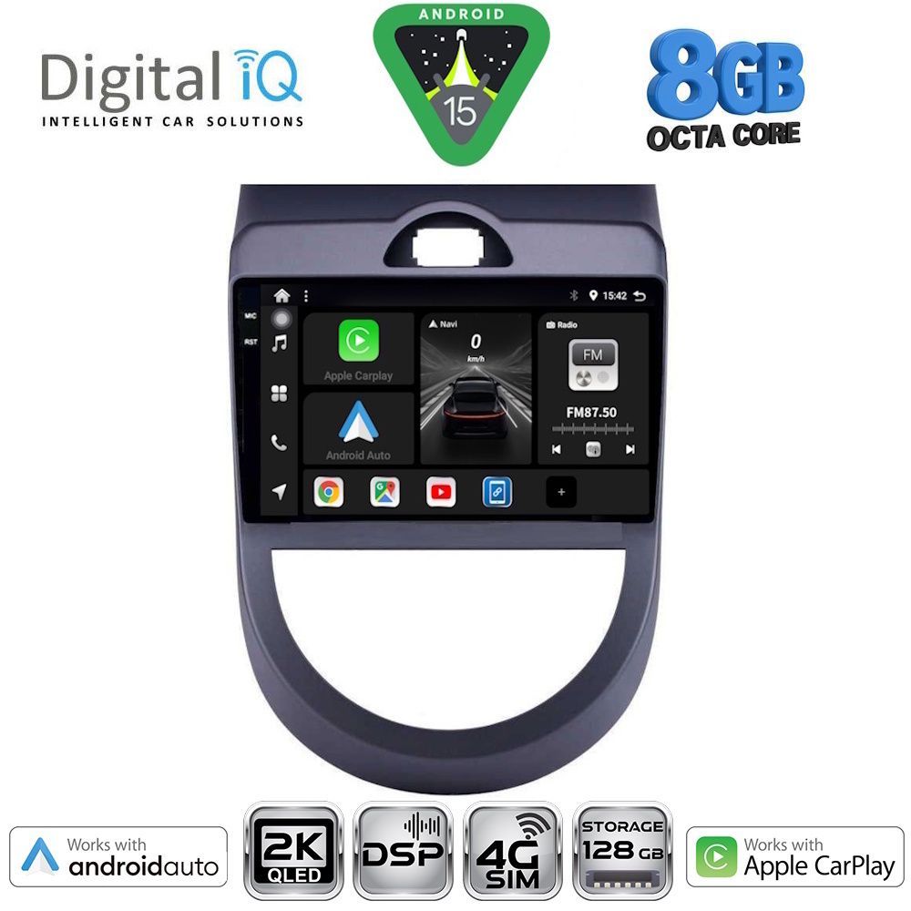 DIGITAL IQ BXF 11320_CPAA (9inc) MULTIMEDIA TABLET for KIA SOUL mod. 2008-2013 - DIGITAL IQ BXF 11320_CPAA