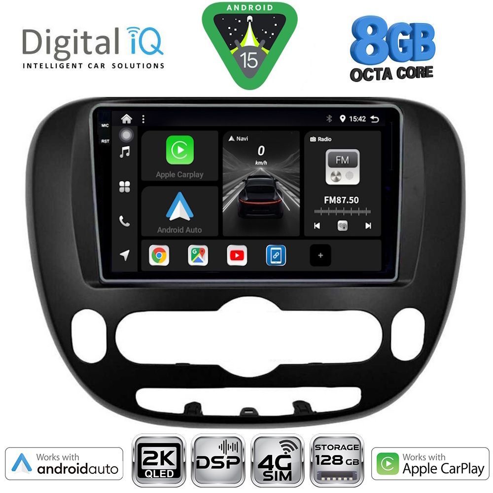DIGITAL IQ BXF 11321_CPAA (9inc) MULTIMEDIA TABLET for KIA SOUL mod. 2014-2025 - DIGITAL IQ BXF 11321_CPAA