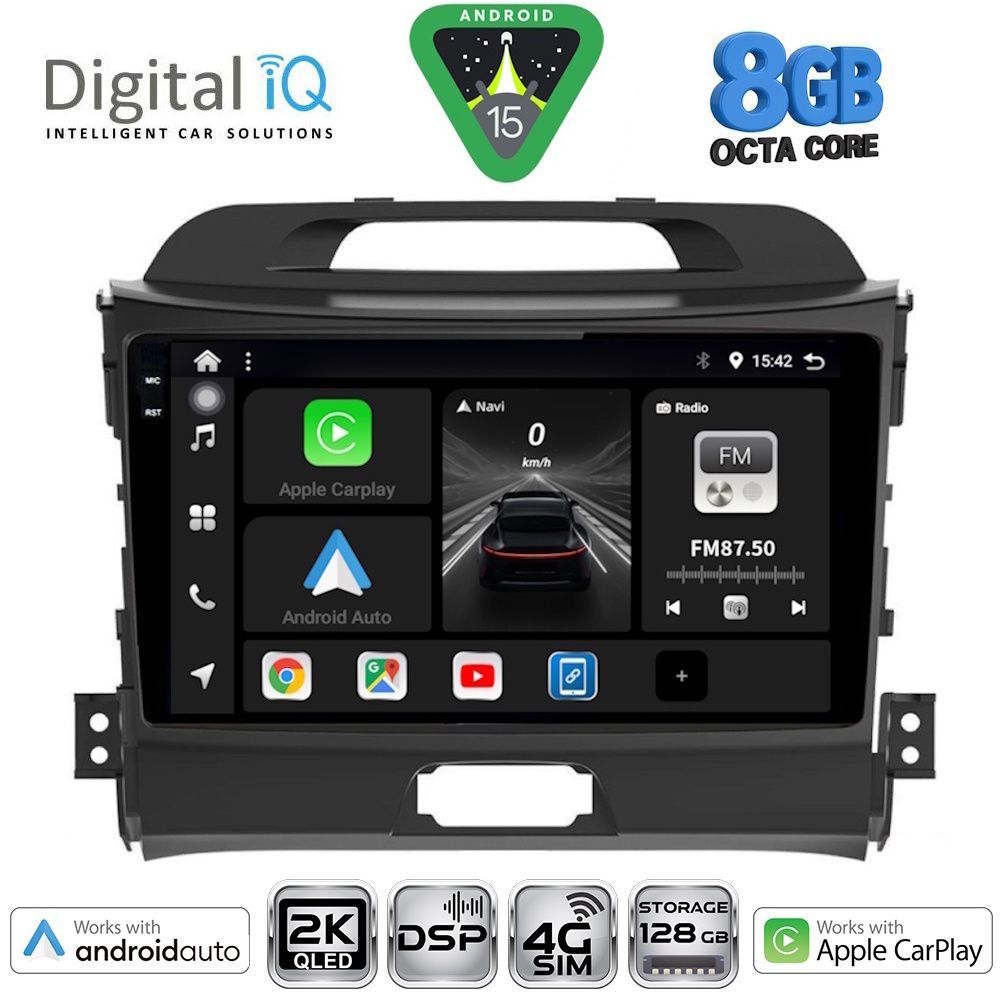 DIGITAL IQ BXF 11325_CPAA (9inc) MULTIMEDIA TABLET for KIA SPORTAGE mod. 2010-2015 - DIGITAL IQ BXF 11325_CPAA