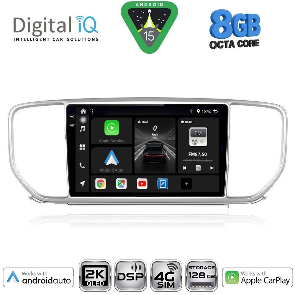 DIGITAL IQ BXF 11327_CPAA (9inc) MULTIMEDIA TABLET for KIA SPORTAGE mod. 2018-2021 - DIGITAL IQ BXF 11327_CPAA