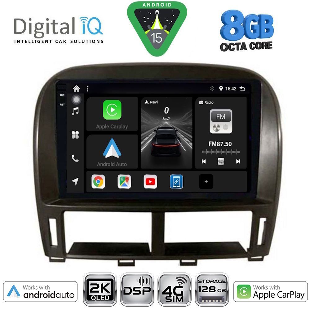 DIGITAL IQ BXF 11343_CPAA (9inc) MULTIMEDIA TABLET for LEXUS LS 430 – XF 430 mod. 2000-2006 - DIGITAL IQ BXF 11343_CPAA