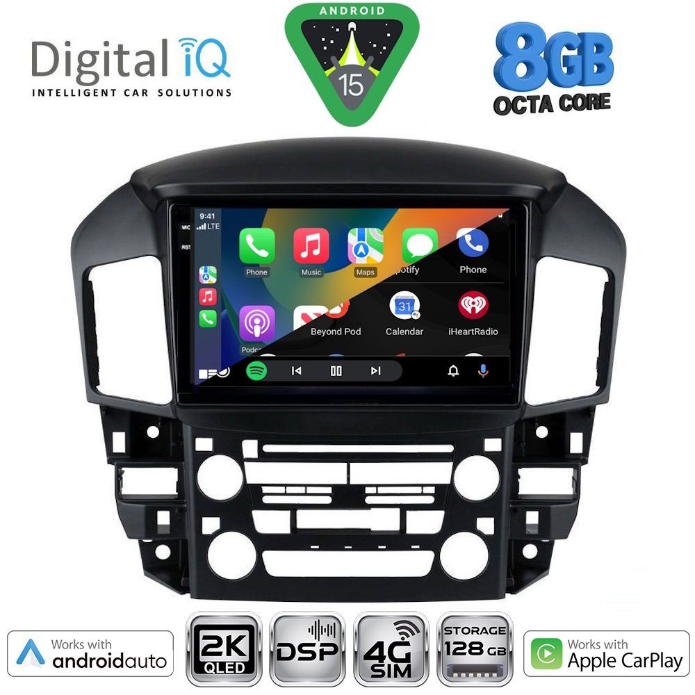 DIGITAL IQ BXF 11344_CPAA (9inc) MULTIMEDIA TABLET for LEXUS RX 300 mod. 1998-2003 - DIGITAL IQ BXF 11344_CPAA