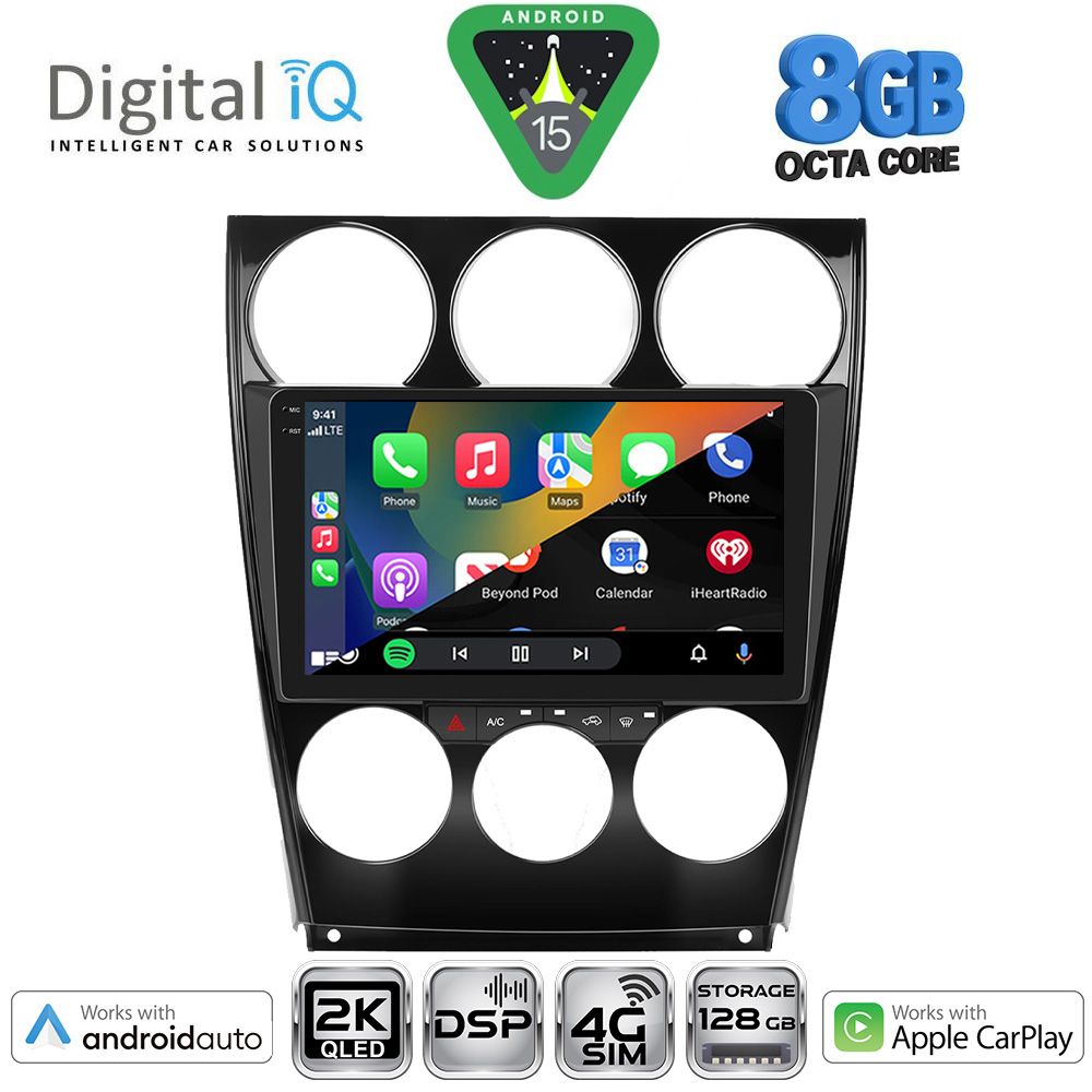 DIGITAL IQ BXF 11375_CPAA (9inc) MULTIMEDIA TABLET for MAZDA 6 (FACELIFT) mod. 2005-2008 - DIGITAL IQ BXF 11375_CPAA