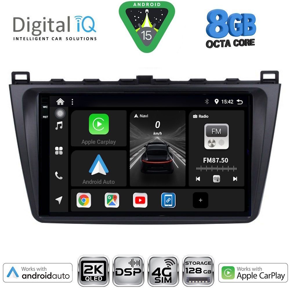 DIGITAL IQ BXF 11377_CPAA (9inc) MULTIMEDIA TABLET for MAZDA 6 mod. 2008-2012 - DIGITAL IQ BXF 11377_CPAA