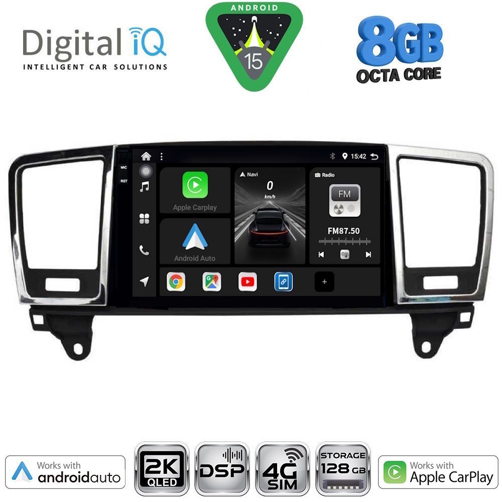 DIGITAL IQ BXF 11415_CPAA (9inc) MULTIMEDIA TABLET for MERCEDES ML (W166) – GL (X166) mod. 2011-2019 - DIGITAL IQ BXF 11415_CPAA