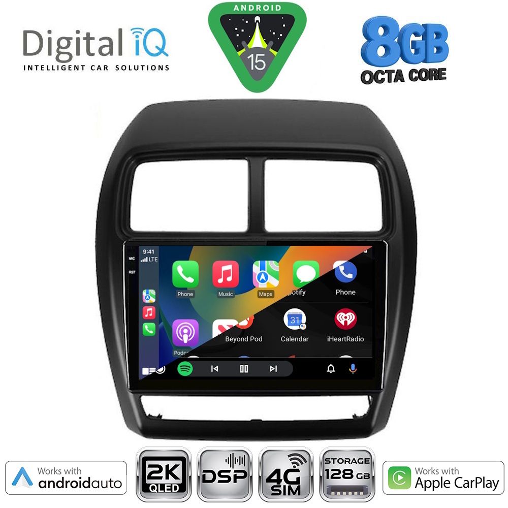 DIGITAL IQ BXF 11431_CPAA (9inc) MULTIMEDIA TABLET for MITSUBISHI ASX mod. 2020-2023 - DIGITAL IQ BXF 11431_CPAA