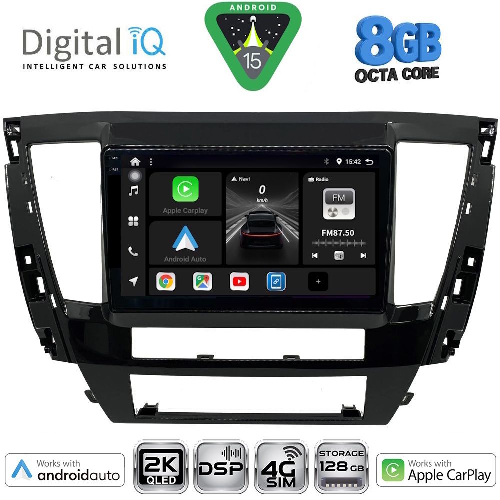 DIGITAL IQ BXF 11447S_CPAA (9inc) MULTIMEDIA TABLET for MITSUBISHI PAJERO SPORT mod. 2020-2026 - DIGITAL IQ BXF 11447S_CPAA