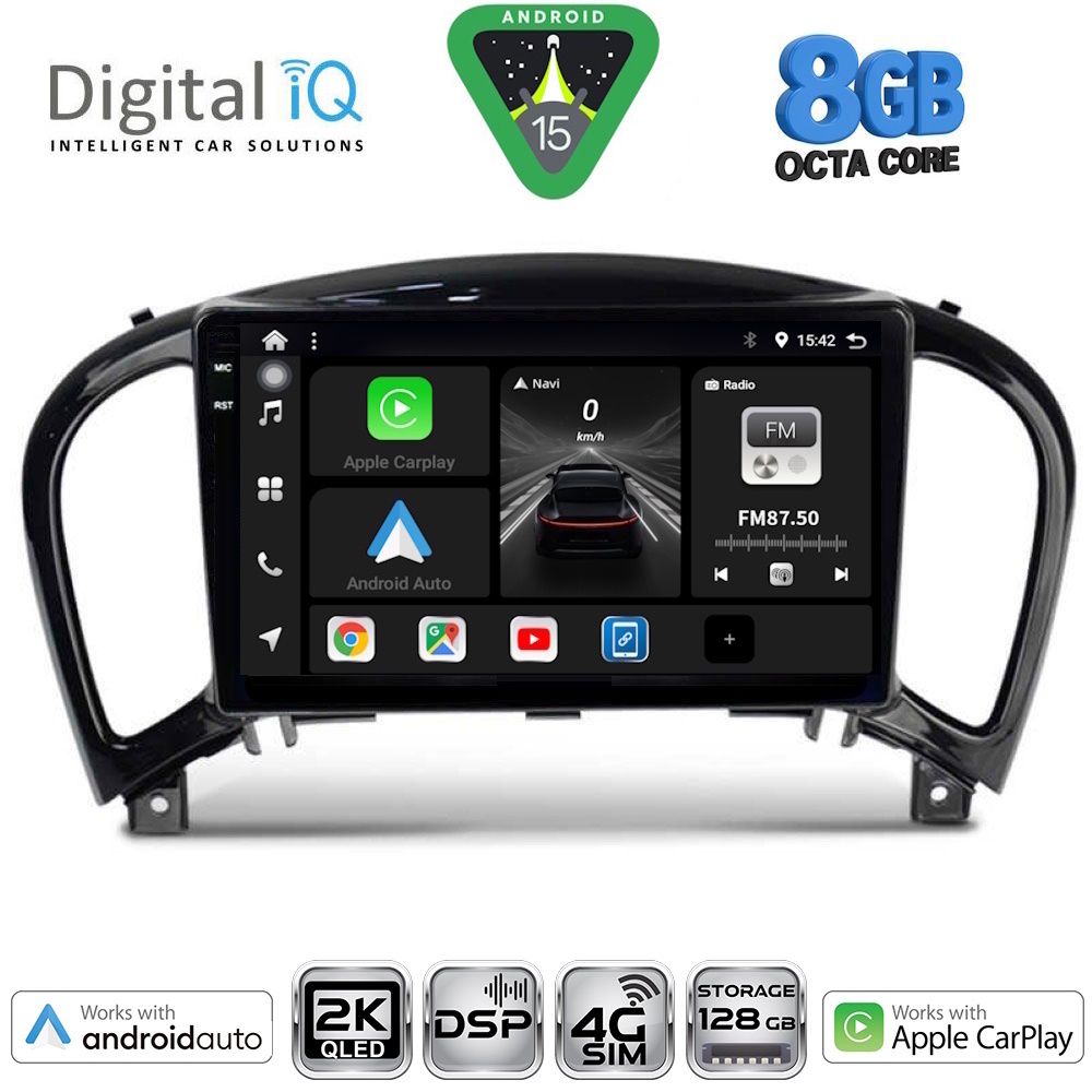 DIGITAL IQ BXF 11452_CPAA (9inc) MULTIMEDIA TABLET for NISSAN JUKE mod. 2009-2020 - DIGITAL IQ BXF 11452_CPAA