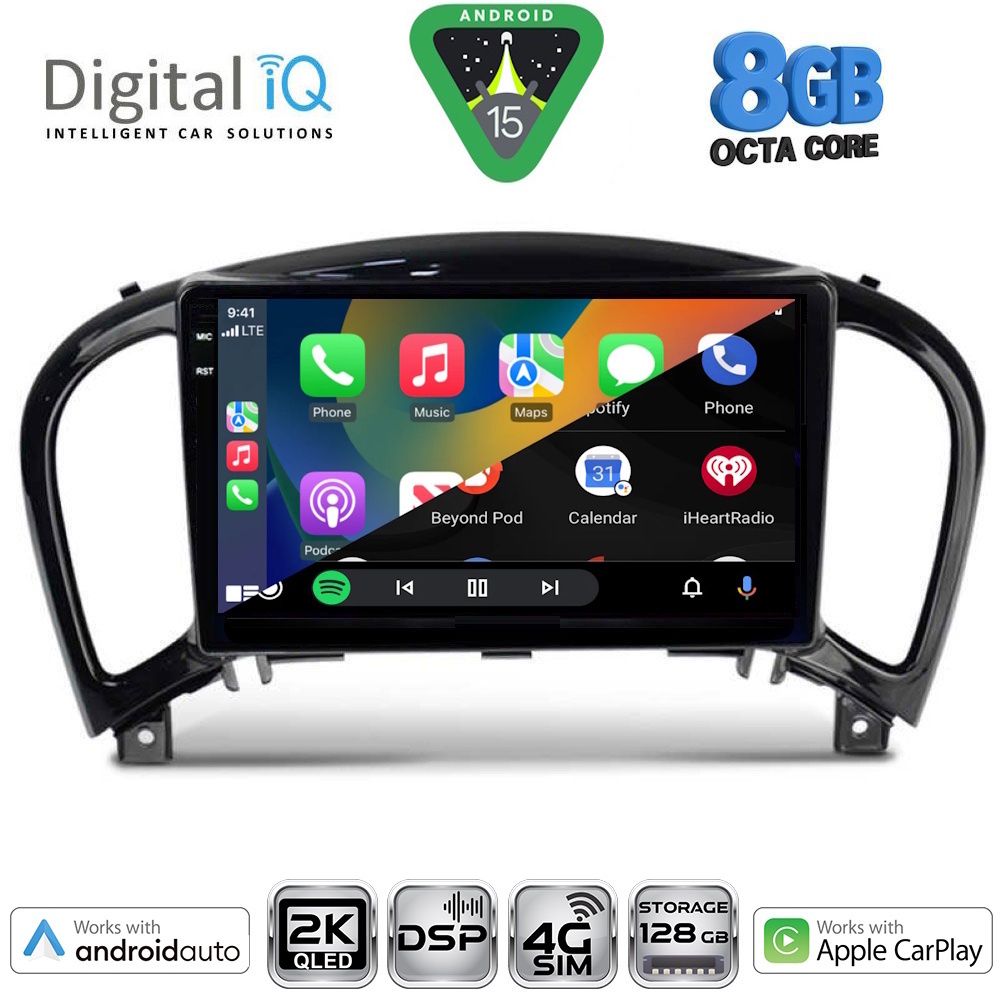 DIGITAL IQ BXF 11452_CPAA (9inc) MULTIMEDIA TABLET for NISSAN JUKE mod. 2009-2020 - DIGITAL IQ BXF 11452_CPAA