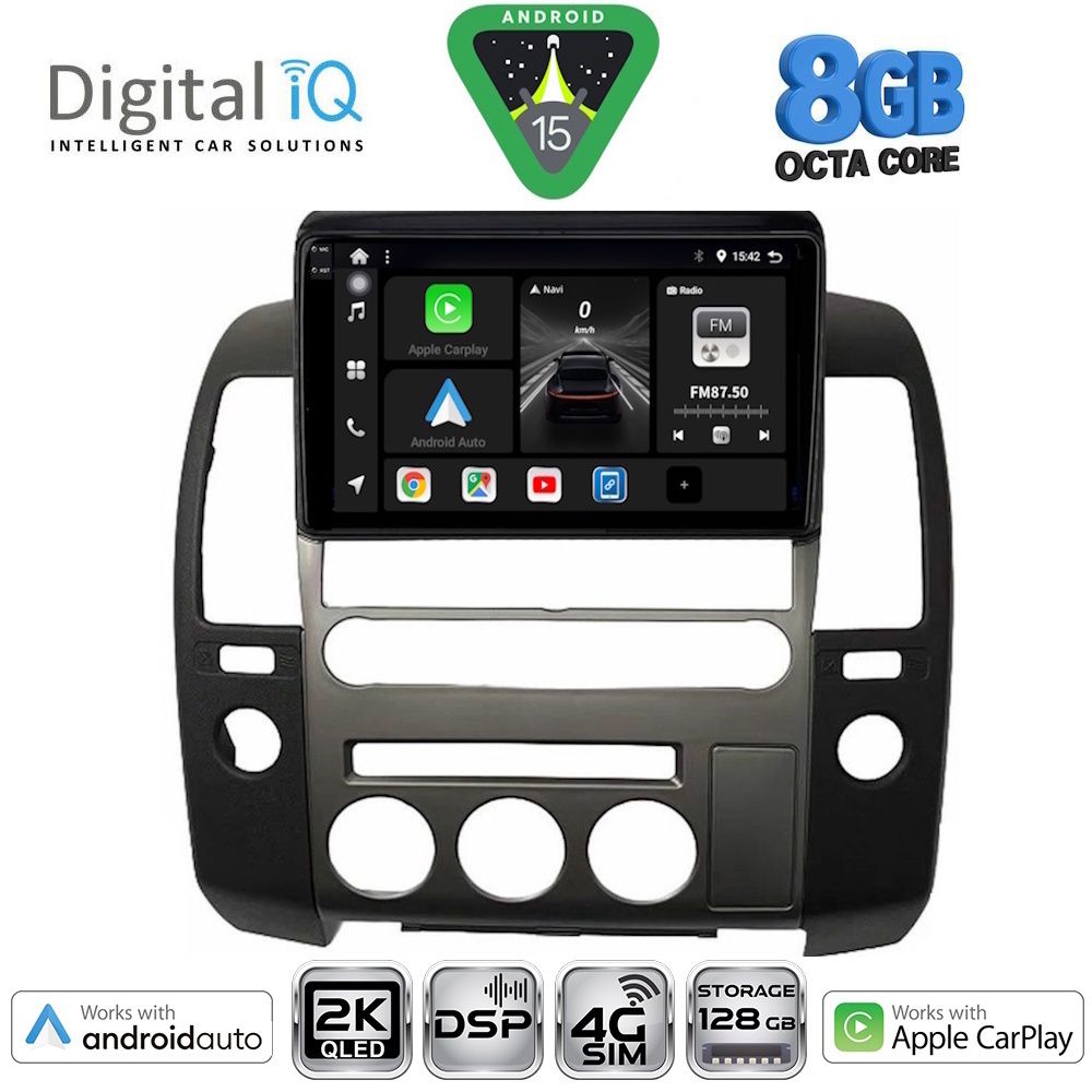 DIGITAL IQ BXF 11454_CPAA (ORIG.NAVI) (9inc) MULTIMEDIA TABLET for NISSAN NAVARA D40 mod. 2006-2011 με Original Navi - DIGITAL IQ BXF 11454NAVI_CPAA