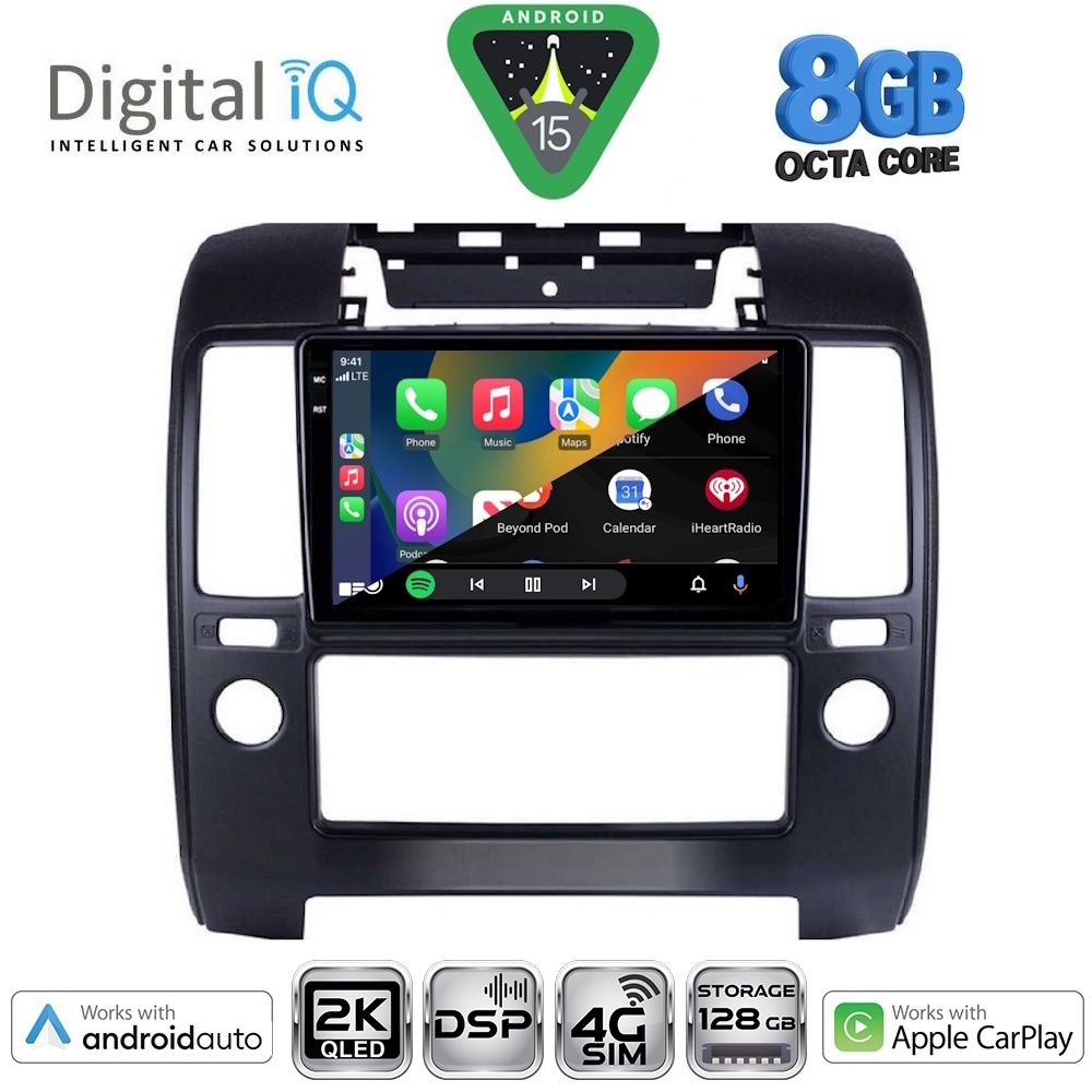 DIGITAL IQ BXF 11454_CPAA A/C (9inc) MULTIMEDIA TABLET for NISSAN NAVARA D40 mod. 2006-2011 με A/C - DIGITAL IQ BXF 11454_CPAA AC