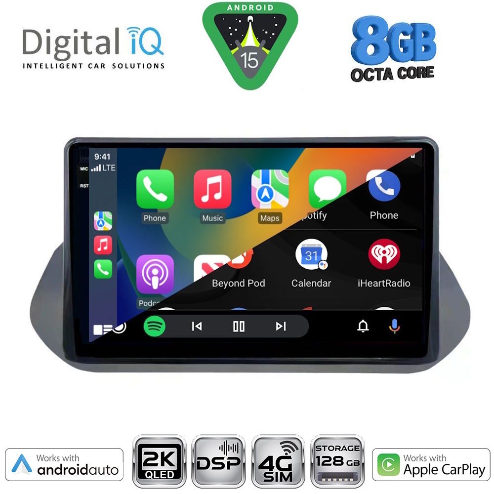 DIGITAL IQ BXF 11469_CPAA (10inc) MULTIMEDIA TABLET for NISSAN QASHQAI mod. 2021-2024 - DIGITAL IQ BXF 11469_CPAA