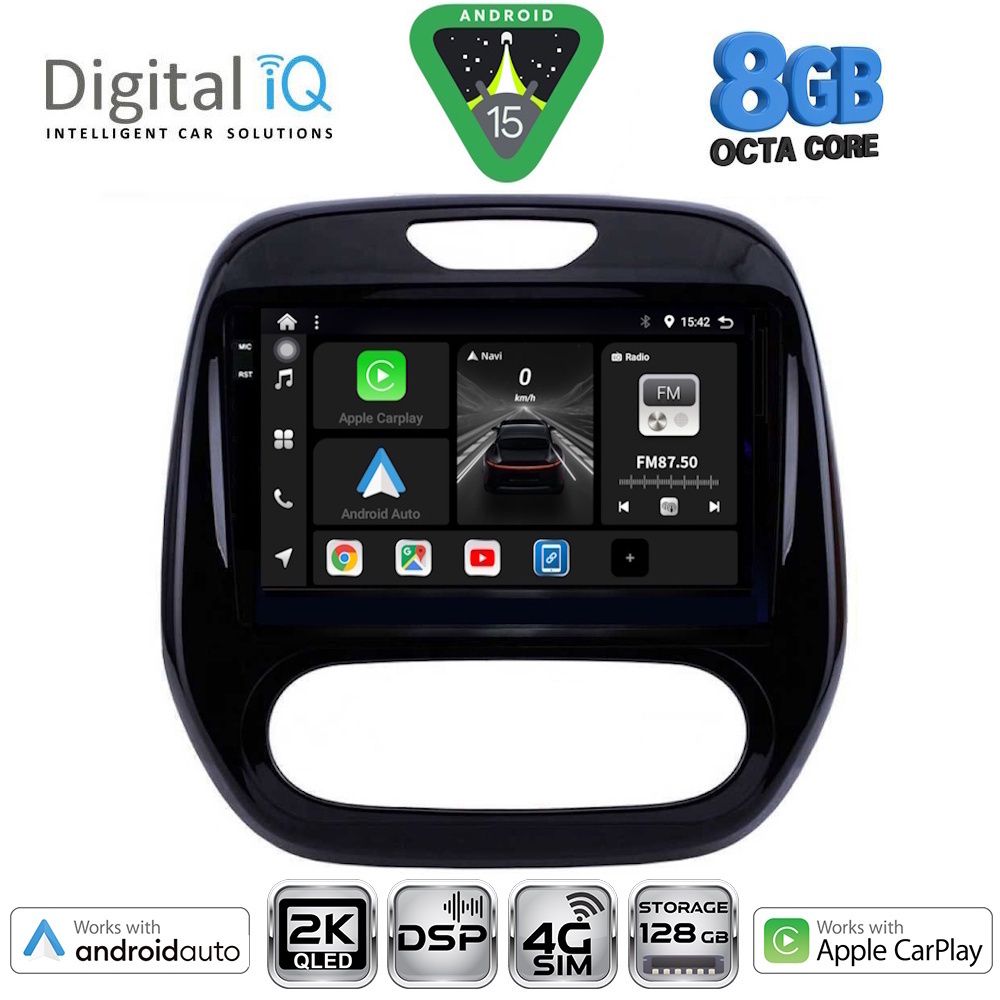 DIGITAL IQ BXF 11542_CPAA (9inc) MULTIMEDIA TABLET for RENAULT CAPTUR mod. 2013-2019 - DIGITAL IQ BXF 11542_CPAA CL