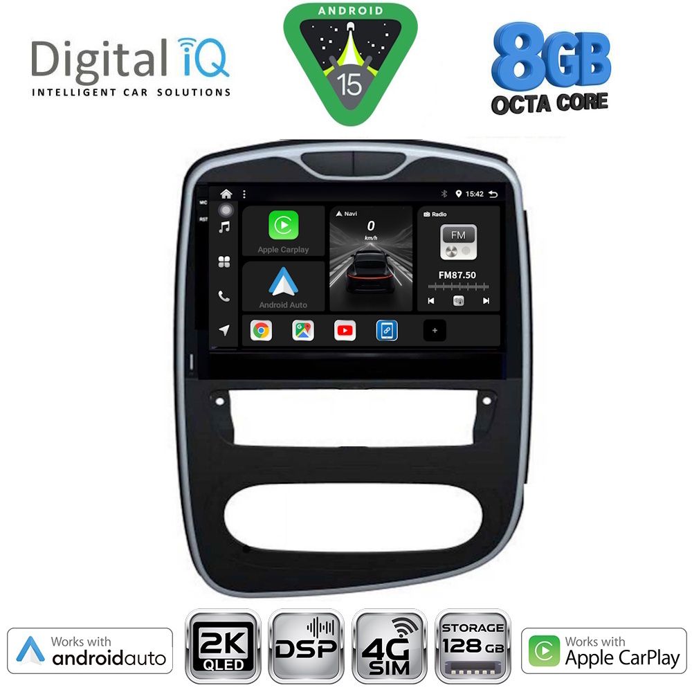 DIGITAL IQ BXF 11545_CPAA (10inc) MULTIMEDIA TABLET for RENAULT CLIO mod. 2016-2019 - DIGITAL IQ BXF 11545_CPAA