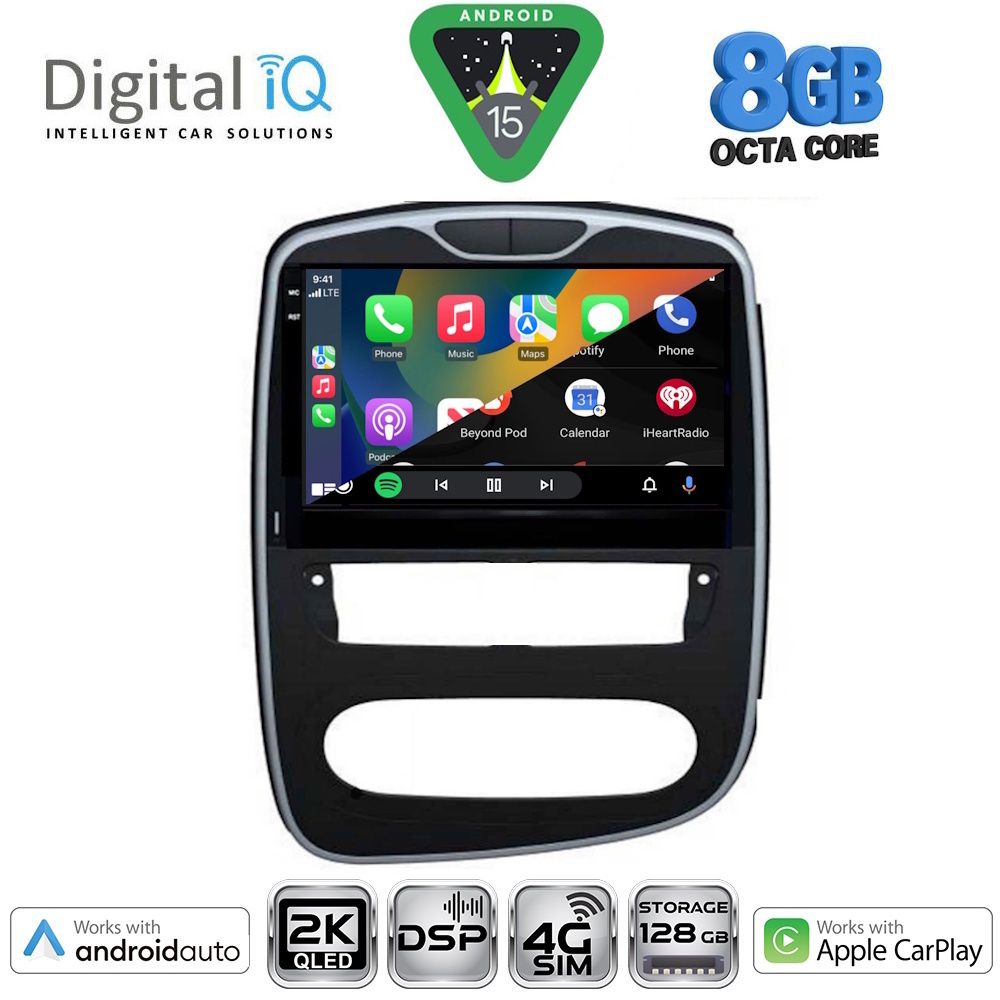 DIGITAL IQ BXF 11545_CPAA (10inc) MULTIMEDIA TABLET for RENAULT CLIO mod. 2016-2019 - DIGITAL IQ BXF 11545_CPAA