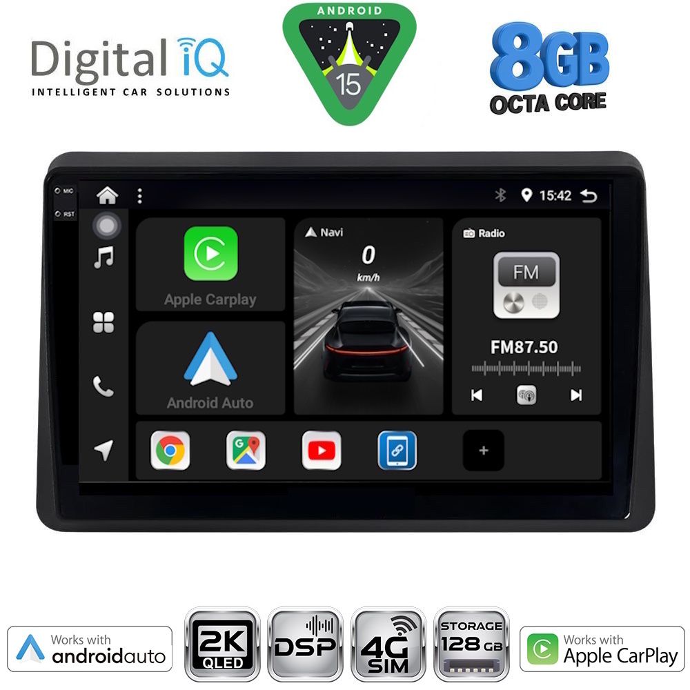 DIGITAL IQ BXF 11553_CPAA (10inc) MULTIMEDIA TABLET for NISSAN NV400 – OPEL MOVANO – RENAULT MASTER mod. 2020-2026 - DIGITAL IQ BXF 11553_CPAA