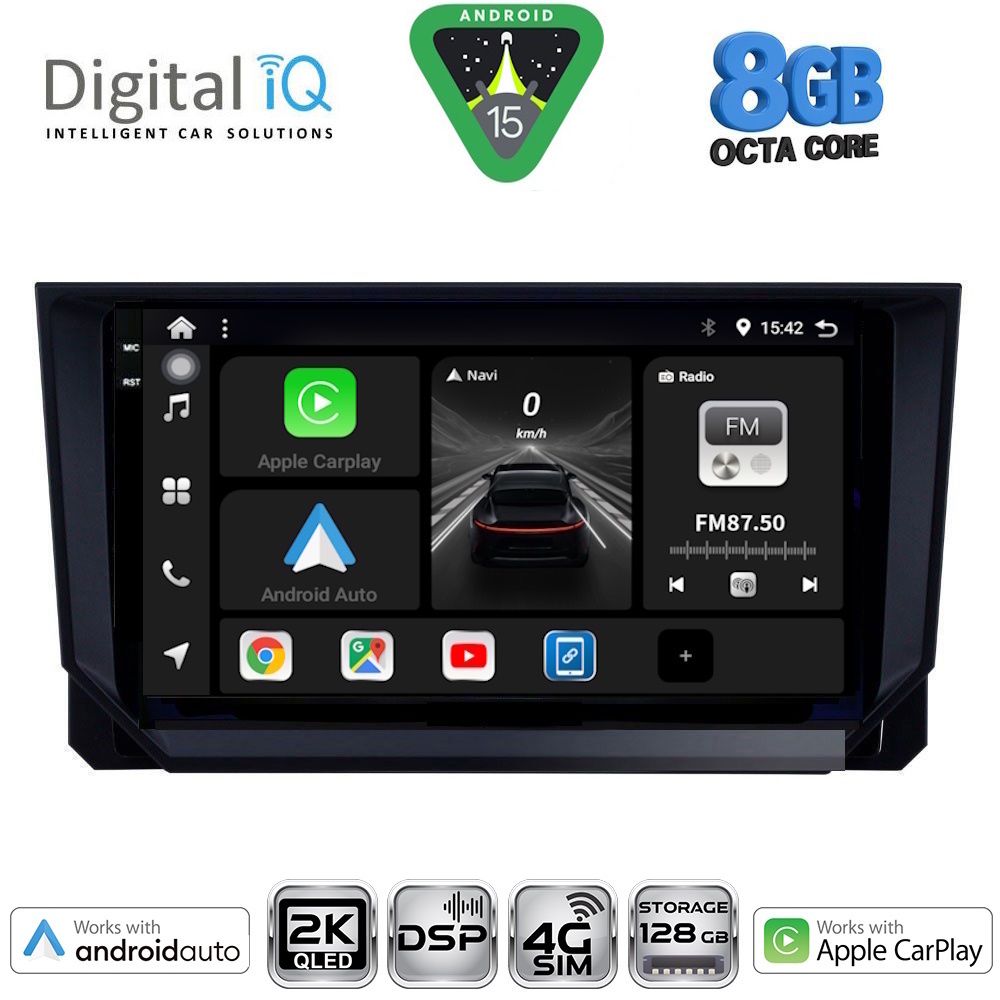DIGITAL IQ BXF 11573_CPAA (9inc) MULTIMEDIA TABLET for SEAT ARONA - IBIZA mod. 2018-2026 - DIGITAL IQ BXF 11573_CPAA