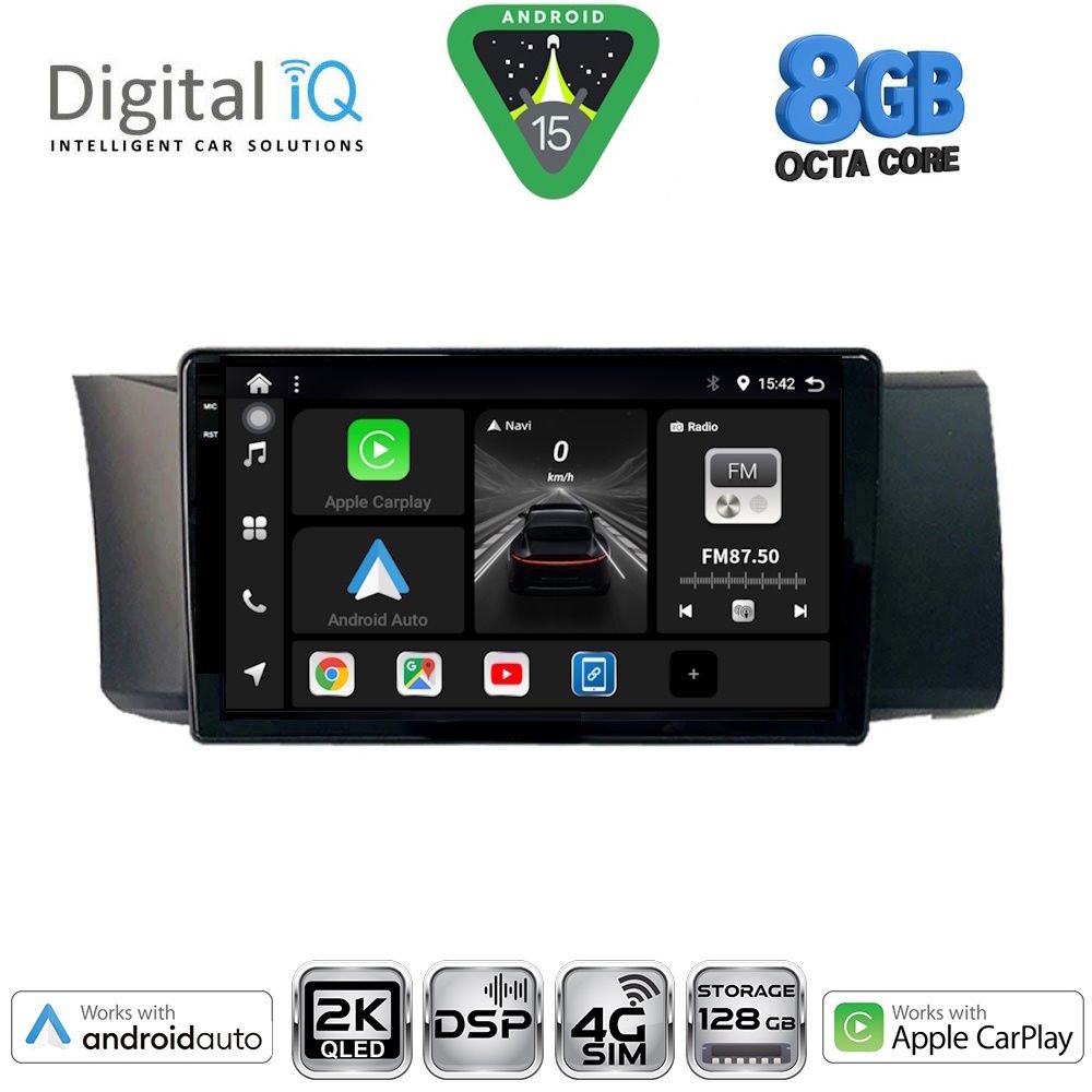 DIGITAL IQ BXF 11669_CPAA (9inc) MULTIMEDIA TABLET for TOYOTA GT86 - SUBARU BRZ mod. 2012-2026 - DIGITAL IQ BXF 11669_CPAA