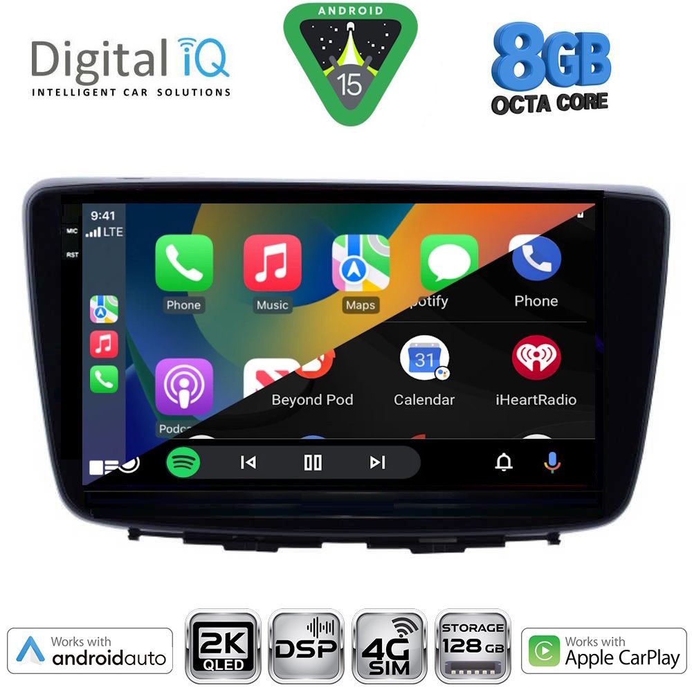 DIGITAL IQ BXF 11672_CPAA (9inc) MULTIMEDIA TABLET for SUZUKI BALENO mod. 2016-2022 - DIGITAL IQ BXF 11672_CPAA