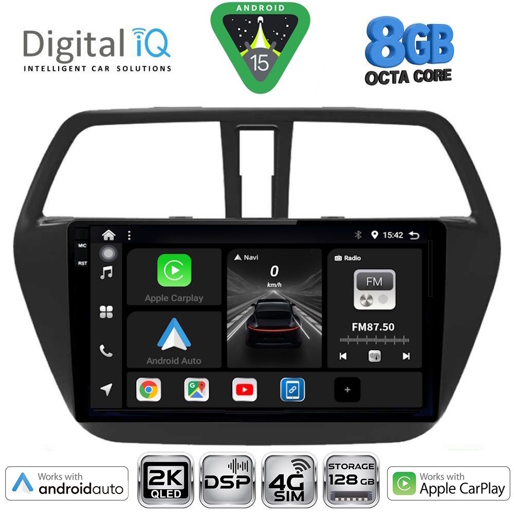 DIGITAL IQ BXF 11689_CPAA (9inc) MULTIMEDIA TABLET for SUZUKI SX4 S-CROSS mod. 2014-2021 - DIGITAL IQ BXF 11689_CPAA