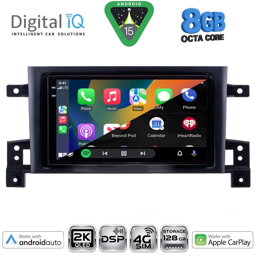 DIGITAL IQ BXF 11696_CPAA (9inc) MULTIMEDIA TABLET for SUZUKI GRAND VITARA mod. 2005-2015 - DIGITAL IQ BXF 11696_CPAA