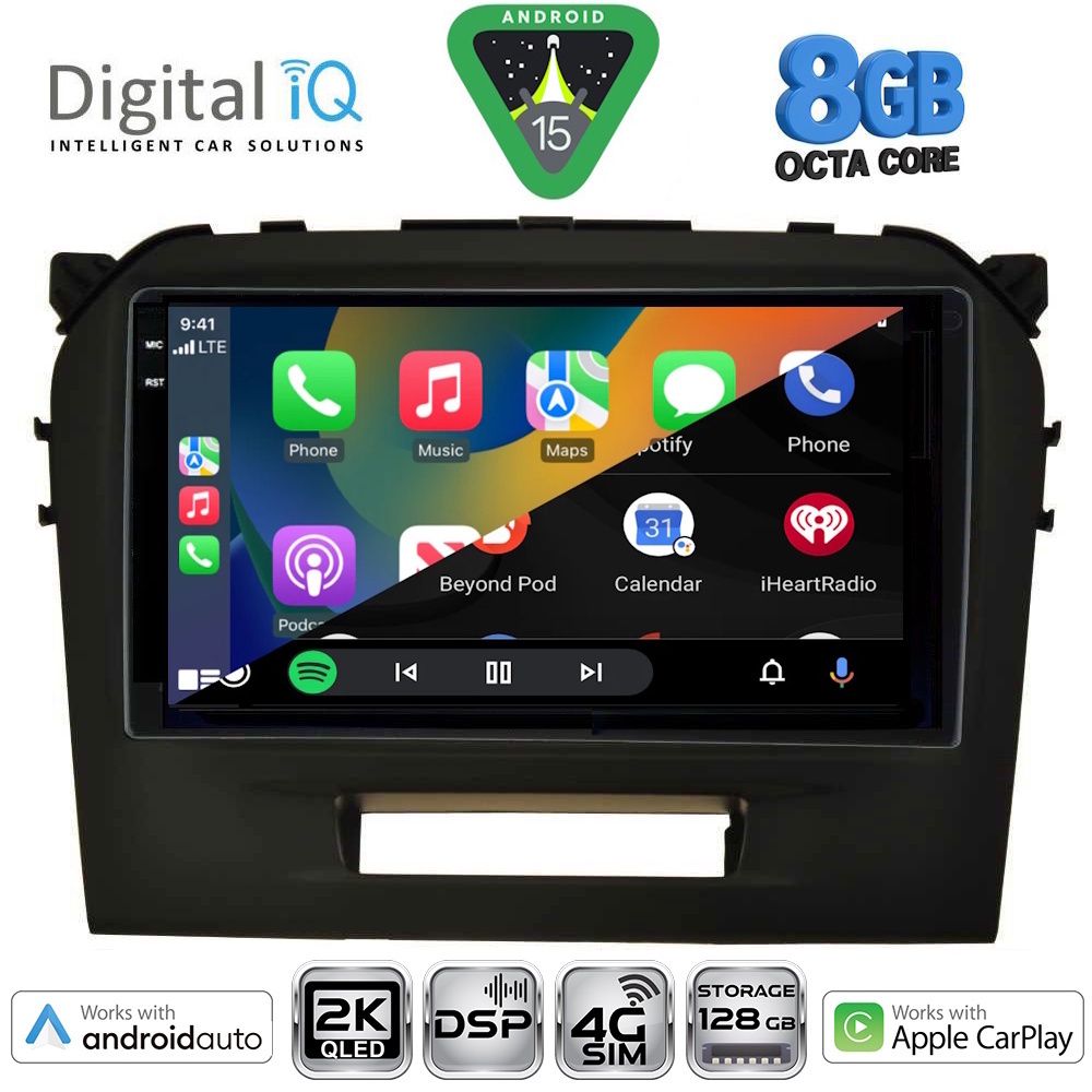 DIGITAL IQ BXF 11697_CPAA (9inc) MULTIMEDIA TABLET for SUZUKI VITARA mod. 2016-2025 - DIGITAL IQ BXF 11697_CPAA