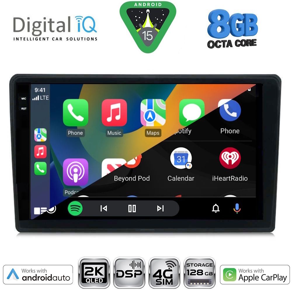 DIGITAL IQ BXF 11699_CPAA (10inc) MULTIMEDIA TABLET for TOYOTA AURIS mod. 2013-2015 - DIGITAL IQ BXF 11699_CPAA