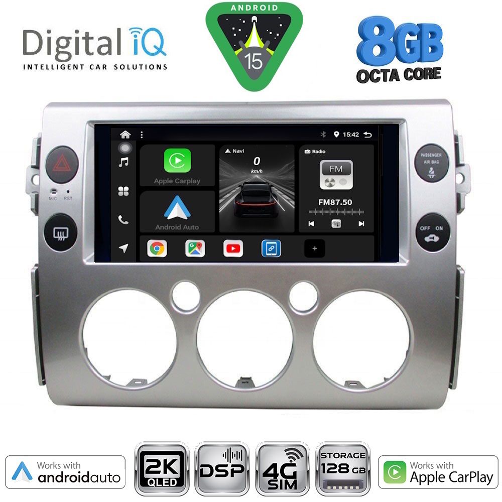 DIGITAL IQ BXF 11717_CPAA (9inc) MULTIMEDIA TABLET for TOYOTA FJ CRUISER mod. 2007-2013 - DIGITAL IQ BXF 11717_CPAA