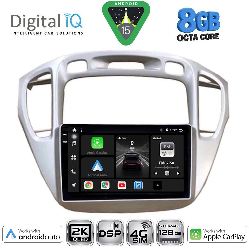DIGITAL IQ BXF 11718_CPAA (9inc) MULTIMEDIA TABLET for TOYOTA HIGHLANDER mod. 2002-2009 - DIGITAL IQ BXF 11718_CPAA