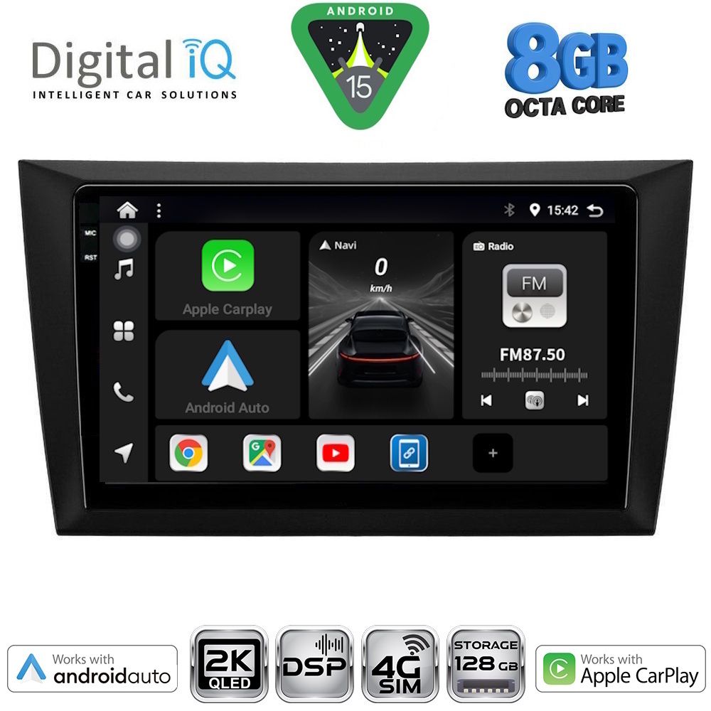 DIGITAL IQ BXF 11746_CPAA  (9inc) MULTIMEDIA TABLET for GOLF 6 mod. 2009-2012 - DIGITAL IQ BXF 11746_CPAA