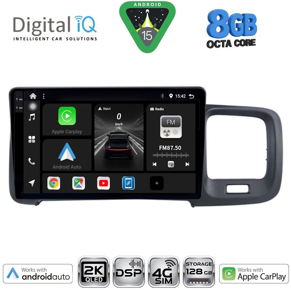 DIGITAL IQ BXF 11785_CPAA (9inc) MULTIMEDIA TABLET for VOLVO S60 mod. 2010-2018 - DIGITAL IQ BXF 11785_CPAA