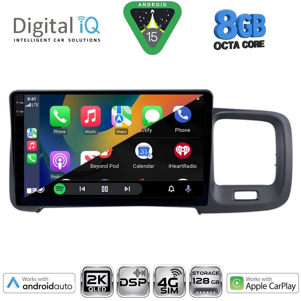 DIGITAL IQ BXF 11785_CPAA (9inc) MULTIMEDIA TABLET for VOLVO S60 mod. 2010-2018 - DIGITAL IQ BXF 11785_CPAA