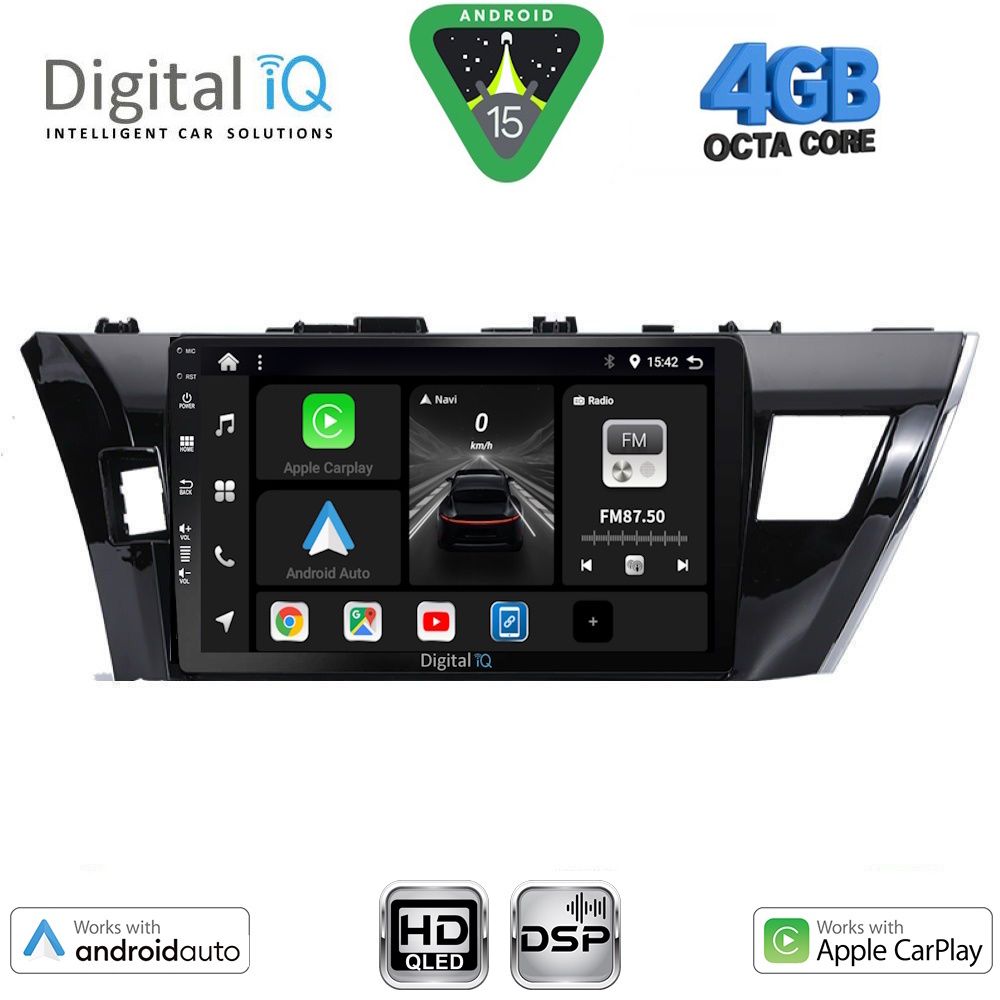 DIGITAL IQ BXF 6714SM_CPAA (10inc) MULTIMEDIA TABLET for TOYOTA COROLLA mod. 2013-2016 - DIGITAL iQ BXF 6714SM_CPAA