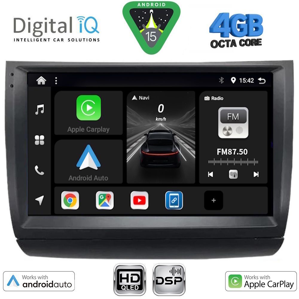 DIGITAL IQ BXF 6728DASH_CPAA (9inc) MULTIMEDIA TABLET for TOYOTA PRIUS mod. 2003-2009 (Supports Original Clima-HYBRID) - DIGITAL IQ BXF 6728DASH_CPAA