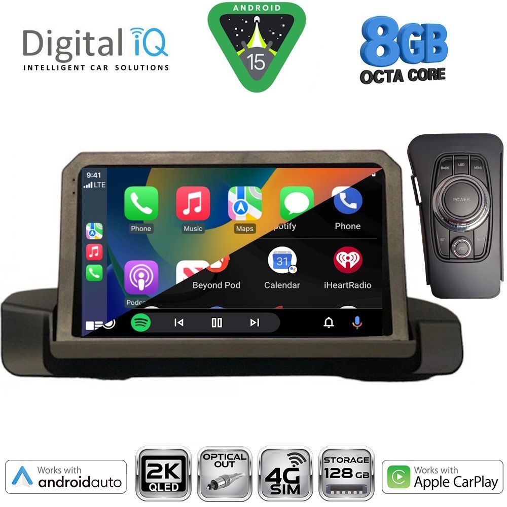 DIGITAL IQ BXK 20044_CPAA (9inc) MULTIMEDIA TABLET for BMW S.3 (E90-91-92) mod. 2005-2012 - DIGITAL IQ BXK 20044_CPAA