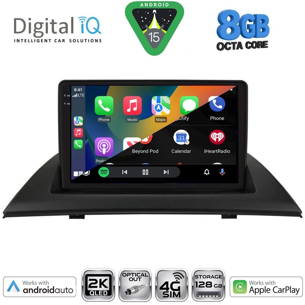 DIGITAL IQ BXK 20058_CPAA (9inc) MULTIMEDIA TABLET for BMW X3 (E83) mod. 2003-2010 - DIGITAL IQ BXK 20058_CPAA